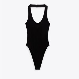 Zara ribbed bodysuit